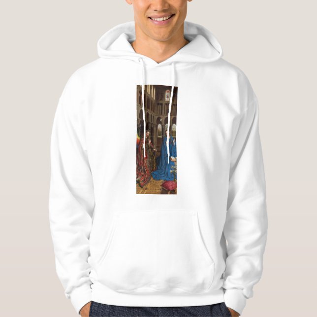 Annunciation by Jan van Eyck Hoodie (Front)