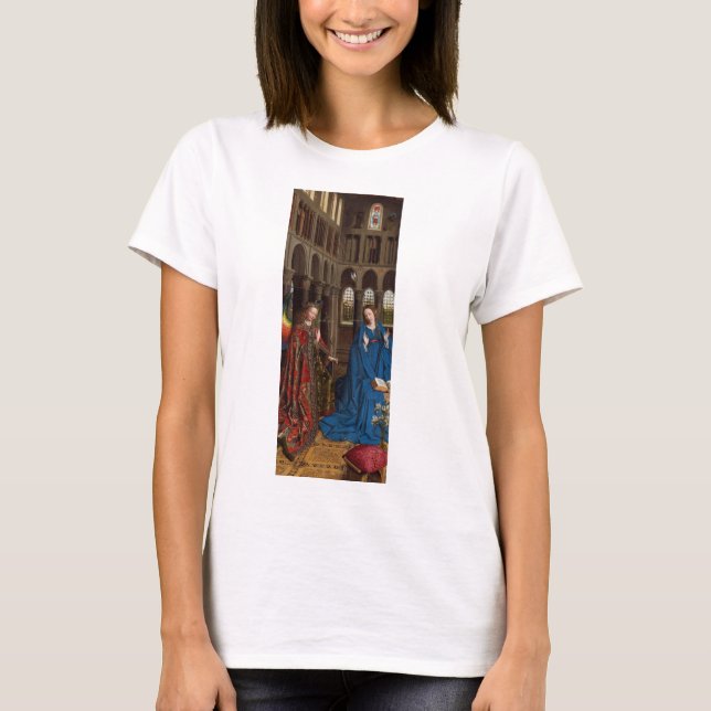 Annunciation by Jan van Eyck T-Shirt (Front)