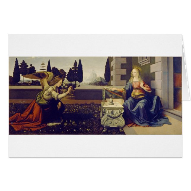 Annunciation by Leonardo Da Vinci (Front Horizontal)