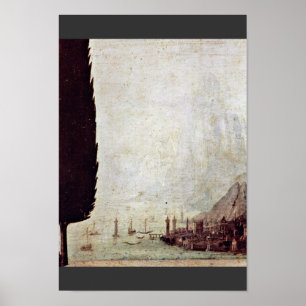 Annunciation  By Leonardo Da Vinci Poster