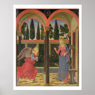 Annunciation, c.1457 (tempera on panel) poster