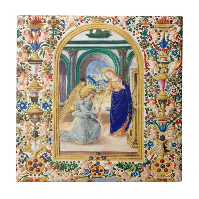 Annunciation Christmas  Tile (Front)