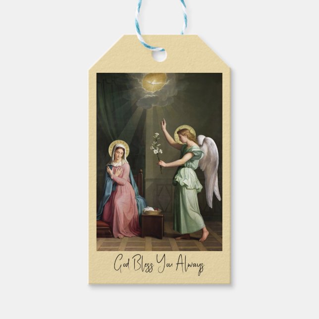 Annunciation, Gift Tags (Front)