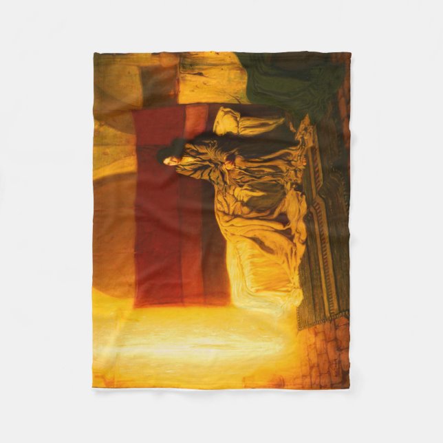Annunciation - Henry Ossawa Tanner Fleece Blanket (Front)