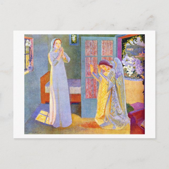 Annunciation, Maurice Denis Postcard (Front)
