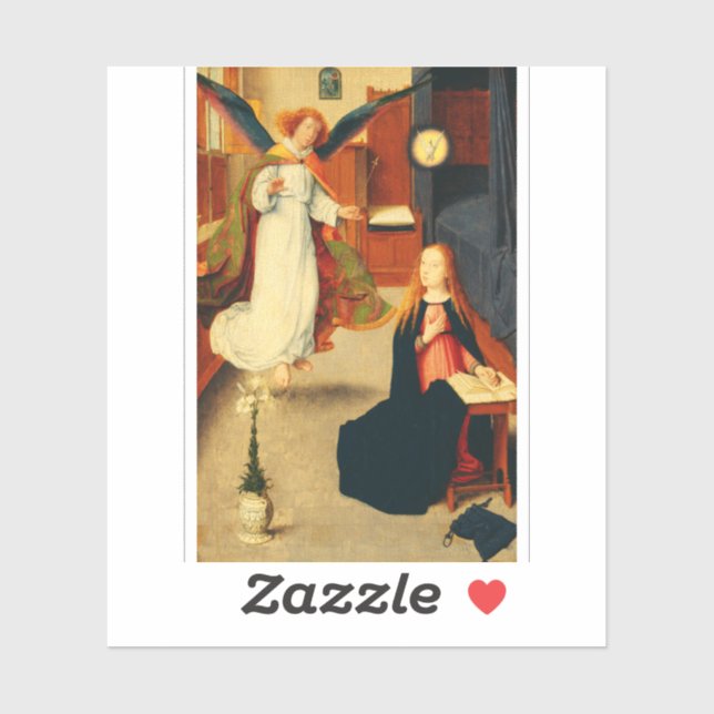 Annunciation of Virgin Mary by Gerard David (Sheet)