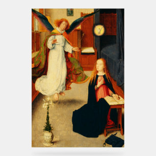 Annunciation of Virgin Mary by Gerard David Acrylic Sign