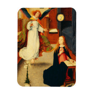 Annunciation of Virgin Mary by Gerard David Magnet