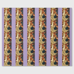 Annunciation of Virgin Mary by Gerard David Wrapping Paper