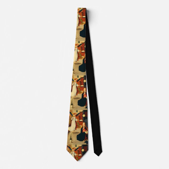 Annunciation of Virgin Mary Gerard David Necktie (Front)