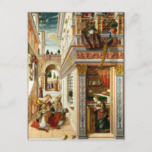 Annunciation ,Saint Emidius and an UFO Postcard