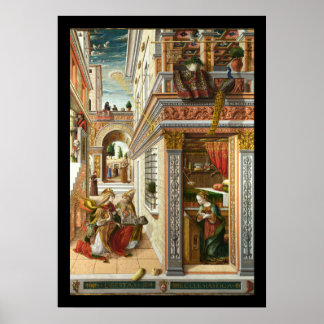 Annunciation ,Saint Emidius and an UFO Poster