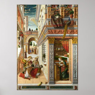 Annunciation ,Saint Emidius and an UFO Poster