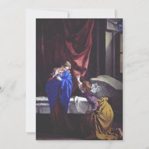 Annunciation to the Blessed Virgin Mary by Orazio  Invitation