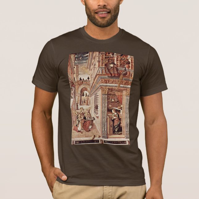 Annunciation To The Emygdius Of Ascoli Piceno T-Shirt (Front)