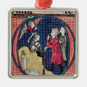 Annunciation to the Shepherds Metal Tree Decoration