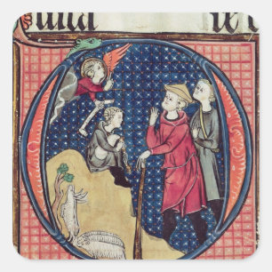 Annunciation to the Shepherds Square Sticker
