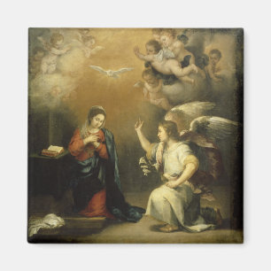Annunctiation Mary and Archangel Gabriel Fine Art  Magnet