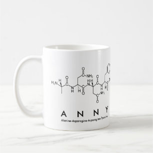 Anny peptide name mug