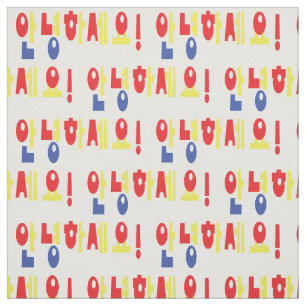 Annyeong Haseyo! Korean Hello! 안녕하세요 Han Fabric