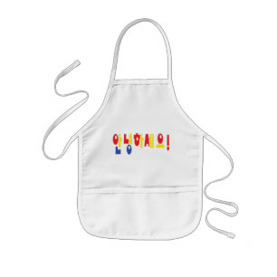 Annyeong Haseyo! Korean Hello! 안녕하세요 Han Kids Apron