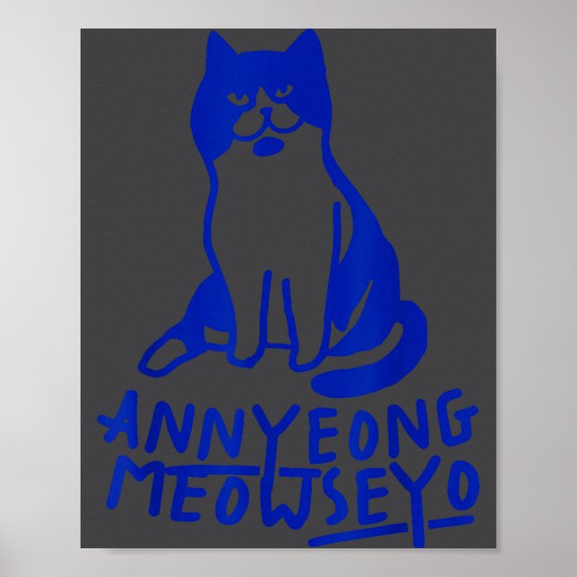 Annyeongmeowseyo K-drama Funny Cat Lovers  Poster (Front)