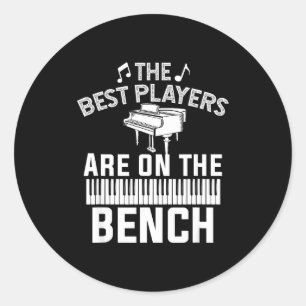 Ano Art For Men Women Anist Ano Teacher Ano Player Classic Round Sticker