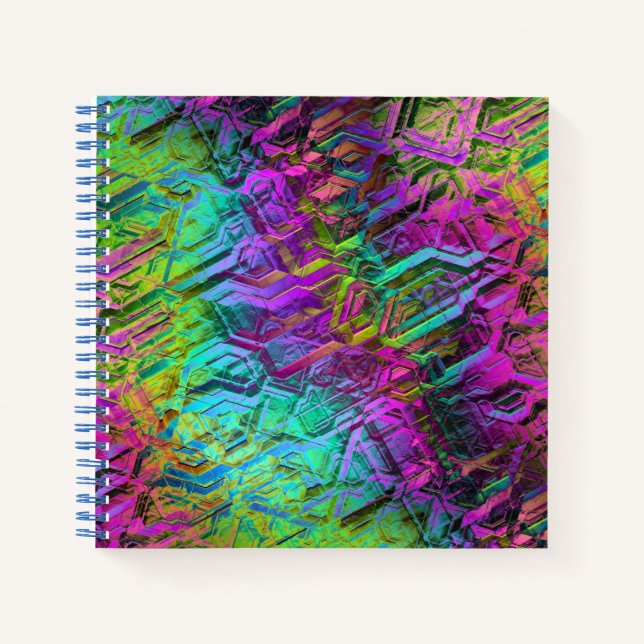 anodised rainbow titanium : notebook (Front)