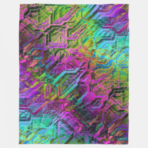 anodised titanium : fleece blanket