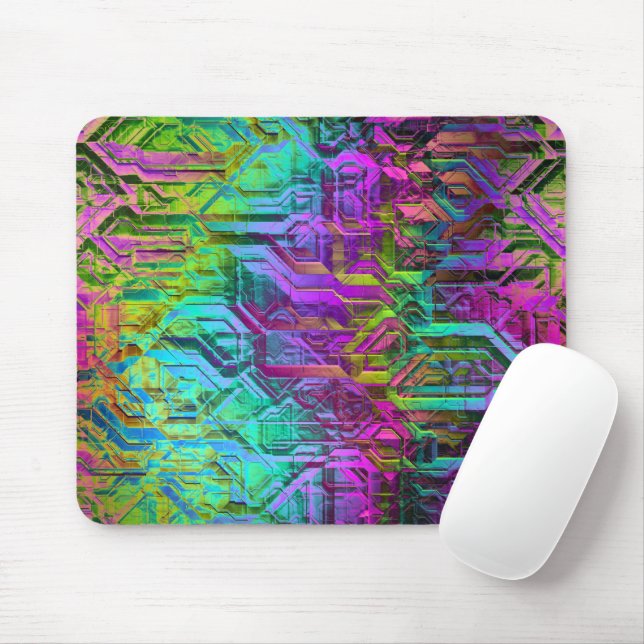 anodized titanium : mouse pad (With Mouse)