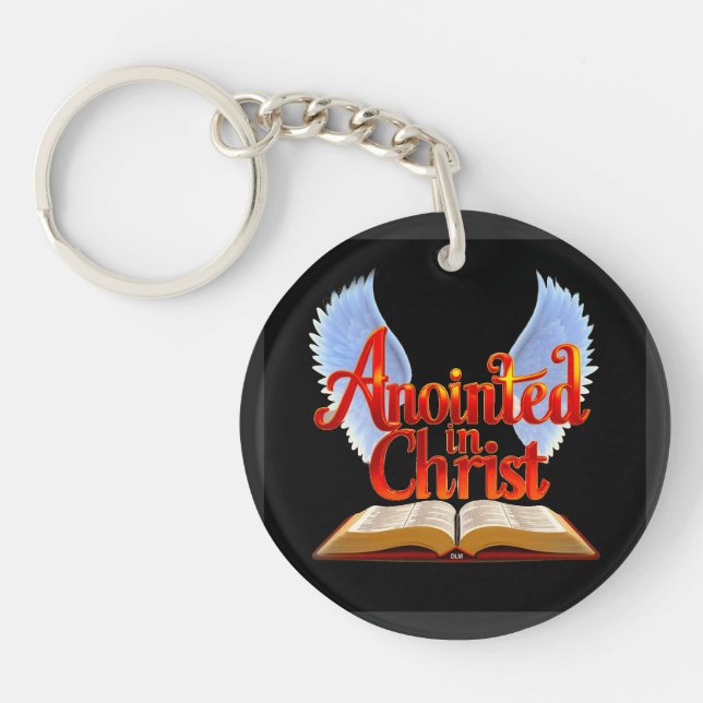 ANOINTED IN CHRIST KEY RING (Front)