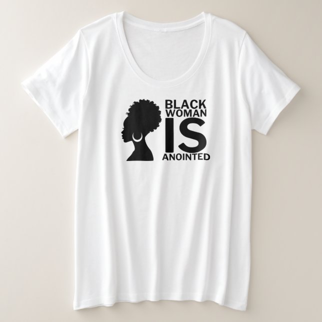 Anointed Plus Size T-Shirt (Design Front)