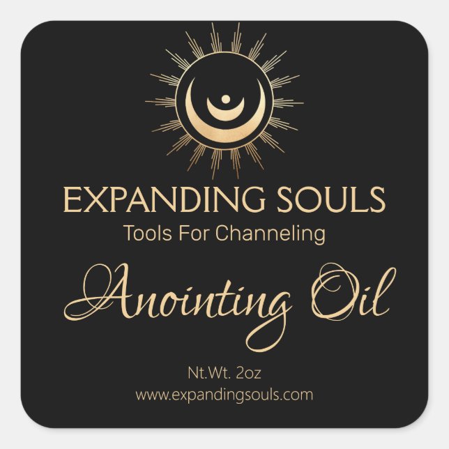 Anointing Oil Moon Labels (Front)