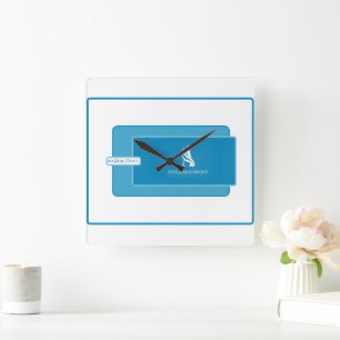 ANOLZIMOKOMOHA  SQUARE WALL CLOCK