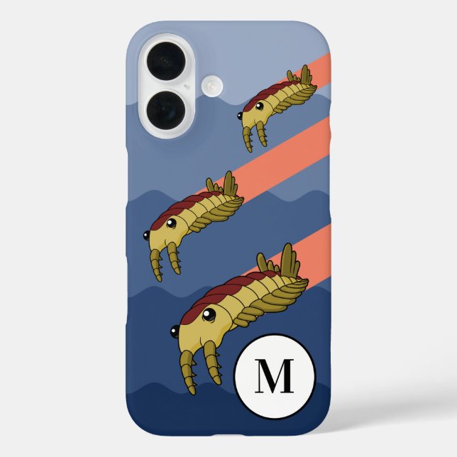 Anomalocaris Swarm- Personalised Prehistoric Case-Mate iPhone Case (Back)