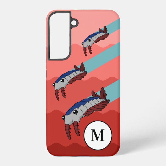 Anomalocaris Swarm- Personalised Prehistoric Samsung Galaxy S22+ Case (Back)