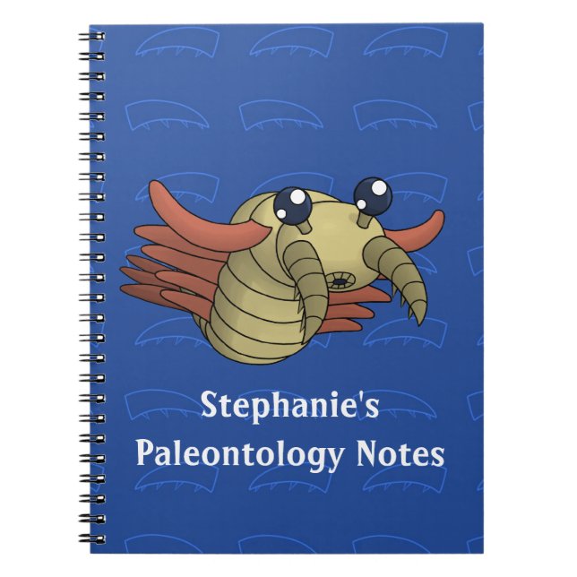 Anomalocaris- The Unusual Shrimp Spiral Notebook (Front)