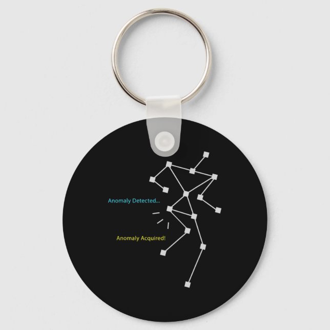 Anomaly Detected Sls Ghost Hunting - Funny Paranor Key Ring (Front)