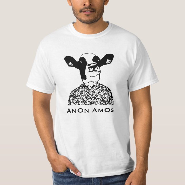 AnOn AmOs - Designer Cow T-Shirt (Front)