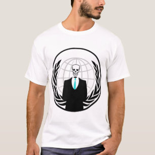 Anon logo with skull head T-Shirt