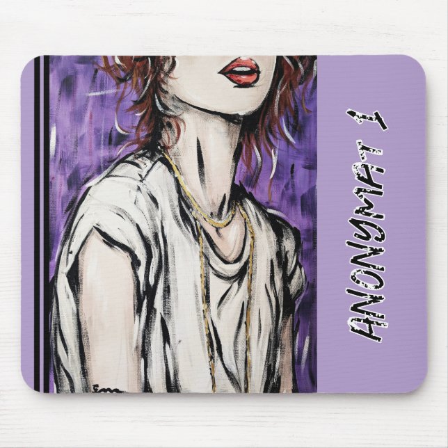 Anonymity 1 mouse pad (Front)