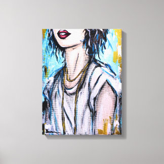 Anonymity 2 | Contemporary Female Portrait Canvas Print