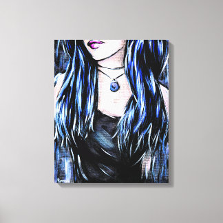 Anonymity 4 | Contemporary Female Portrait Canvas Print