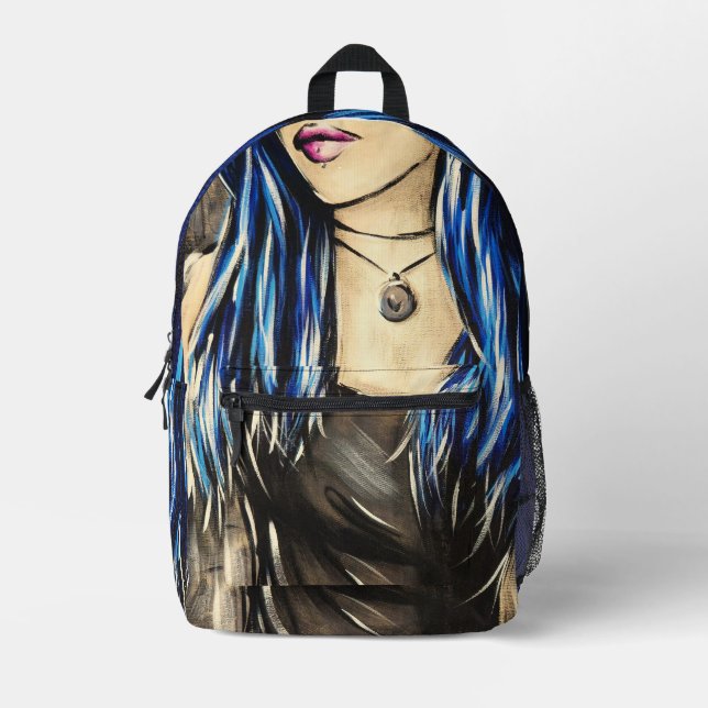 Anonymity 4 printed backpack (Front)