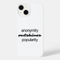 Anonymity iPhone Case