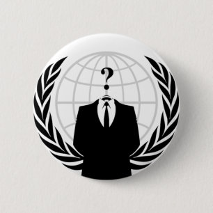 Anonymous 6 Cm Round Badge