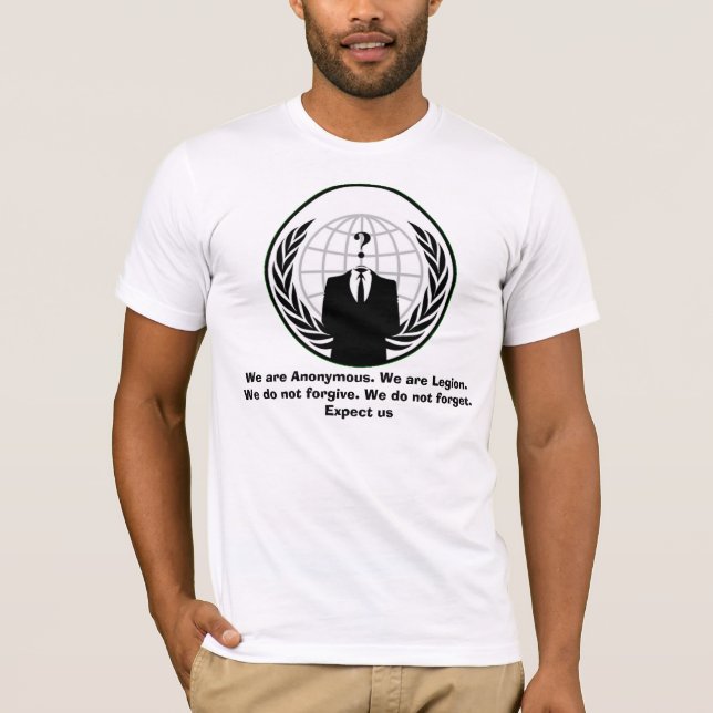 Anonymous Anti-Republican T Shirt (Front)