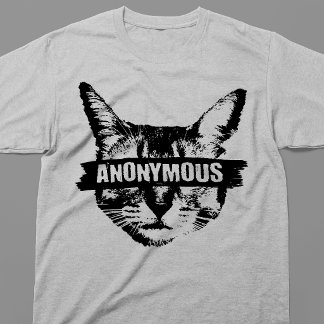 Anonymous Cat T-Shirt