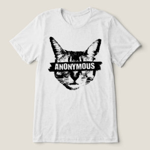 Anonymous Cat Tri-Blend Shirt