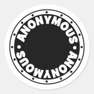 Anonymous Classic Round Sticker